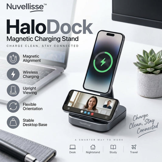 Nuvellisse™ HaloDock Magnetic Charging Stand