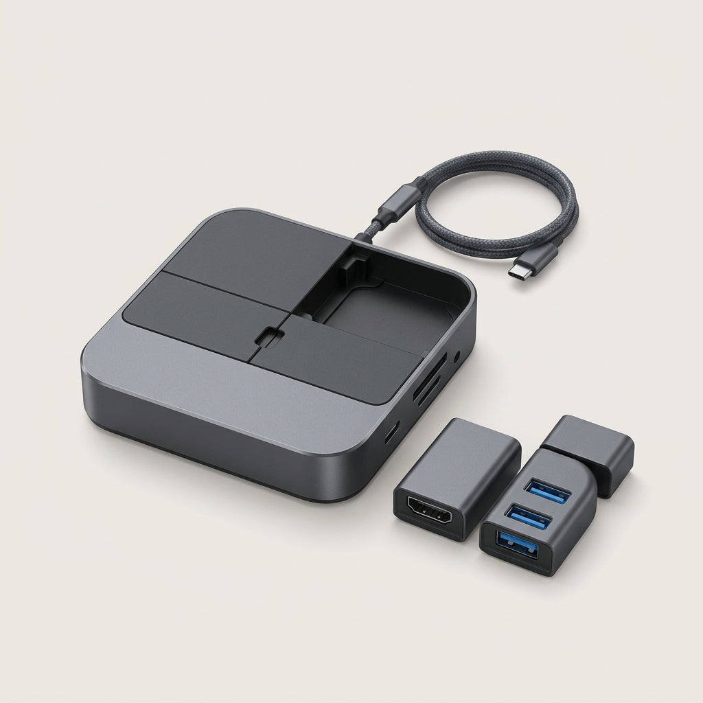 Nuvellisse™ PortNest Modular USB-C Desk Hub
