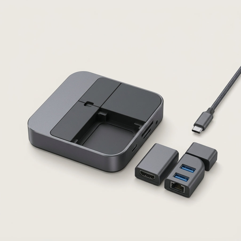 Nuvellisse™ PortNest Modular USB-C Desk Hub