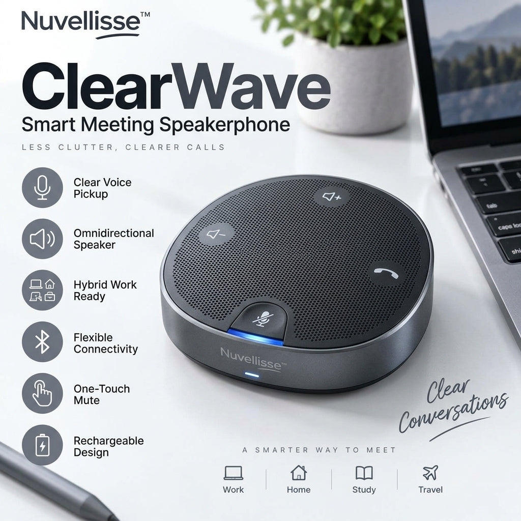 Nuvellisse™ ClearWave Smart Meeting Speakerphone
